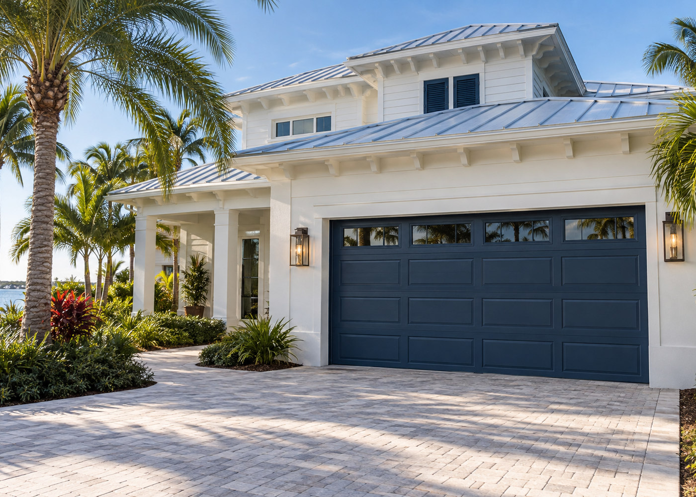 Garage Door At A Florida Home